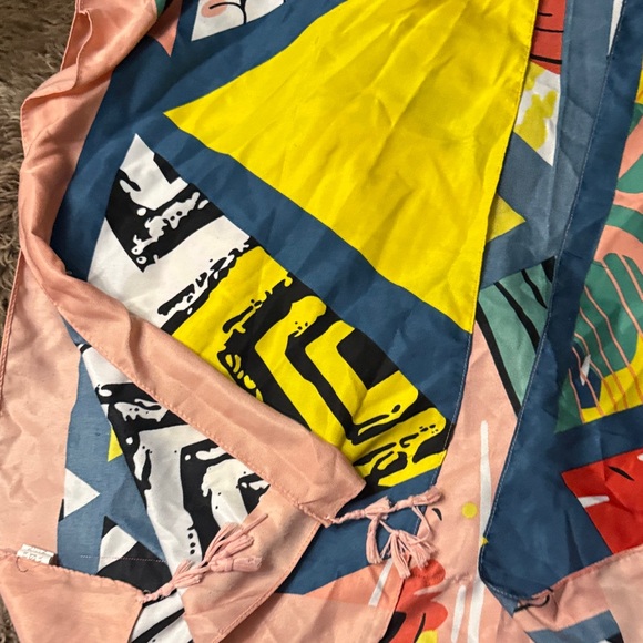 Colorful Abstract Scarf - Picture 4 of 4